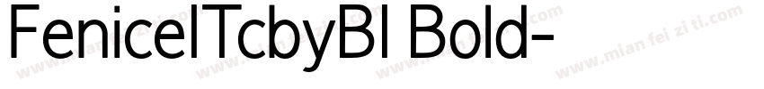 FeniceITcbyBI Bold字体转换